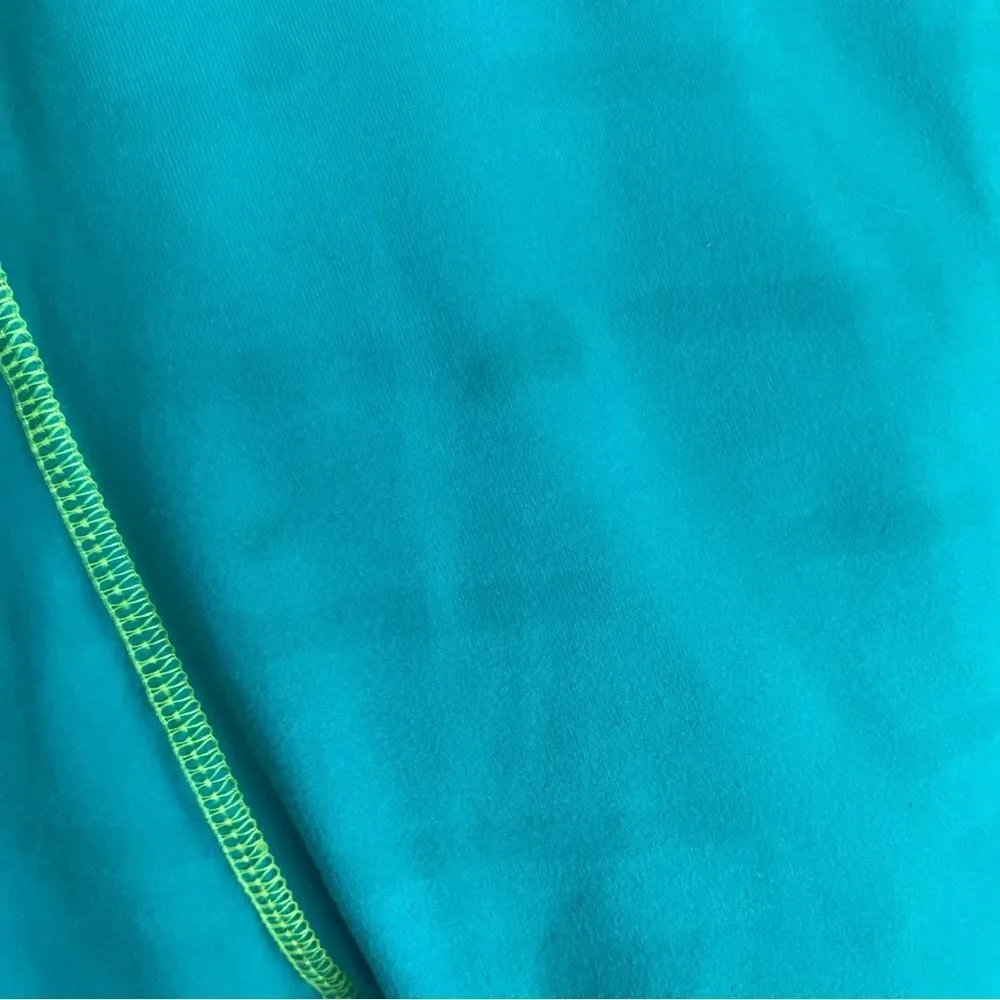 Kirkland Women's Size M Hooded Pullover Top Hiking Active Teal Blue Zip Pockets - Picture 13 of 16